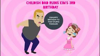 Childish Dad Ruins Kim's 3rd Birthday