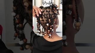 Double Strand Twist Locs With Beads