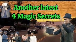 4 Latest magic tricks| Magic secrets revealed| Qasim magic tricks