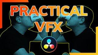 4 Practical VFX in 4 MINUTES!! | Davinci Resolve VFX Tutorial