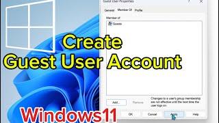 How to Create a Guest Account in Windows 11 | Safe & Easy Method (2025)