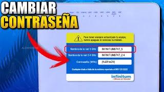 COMO CAMBIAR LA CONTRASEÑA DE MODEM INFINITUM (TELMEX) 2024