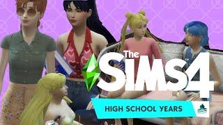 Sims 4 High School Years Let's Play Ep1 (ft. Sailormoon & friends)