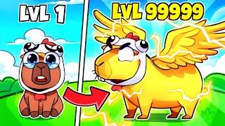 Niveau 1 Noob vs Niveau 999 Hacker HAMSTER CAPYBARA de Roblox !