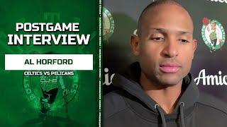 Al Horford: This Was a STRESSFUL Game | Celtics vs Pelicans Postgame