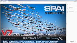 Prepar3D v4 [P3D] | SPAI AI Traffic Pack | Трафик для P3D v4