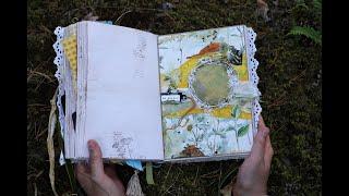 Scrapbooking botanical journal flip through ( блокнот в экостиле)