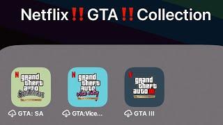 Netflix GTA Collection: Grand Theft Auto San Andreas - Definitive Edition, GTA Vice City, GTA 3