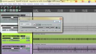 18. Reaper - Группировка каналов и создание эффекта посыла [RusTuts.com]