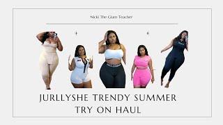 JurllyShe Trendy Plus Size Fashion Try On Haul Video #Curvy #tryon #plussize #Fashion #JurllyShe