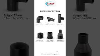 HDPE Spigot Fittings - Rainson Pipe Industries Pvt. Ltd. #hdpe #fittings #rainsonpipeindustries