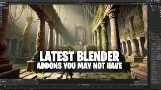 Latest Blender Addons you may have missed