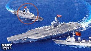 FATAL MISTAKE: Royal Navy Aircraft Carrier SURROUNDED by Chinese and Russian Ships