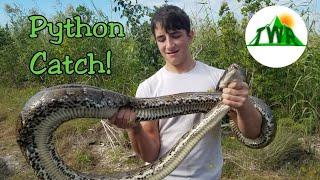 The Invasive Burmese Python: Young Explorer Wrestles 10 FOOT Wild Snake!