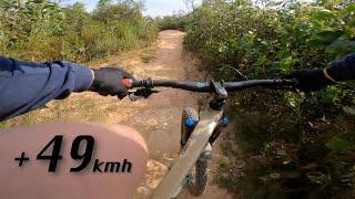 Absolutely SENDING it on a green trail!!! (Uncut)