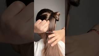  ponytail#shorts #hairstyle #trendingshorts #trending #viralvideo #ytshorts #yt #bow #cute #easy