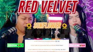 Red Velvet 레드벨벳 - Sunflower reaction