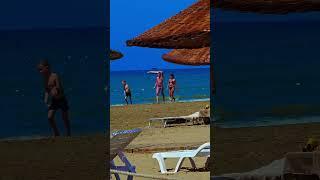  Chill Vibes at Side Beach!  #sidebeach #turkeybeach #beachlife
