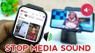 How To STOP Mobile Sound Coming in SmartWatch | Setting For iPhones