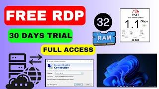 How to Create Free RDP (No Credit Card Needed!) | 30 Days Free Trial  RDP In 2025 | Unlock Trick Yt