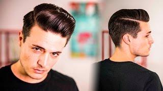 Mens Hairstyle | How to Style the PERFECT Modern Pompadour | 2017