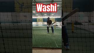 Star Indian Allrounder in the nets| Straight drive masterclass with Washington #cricket #shorts