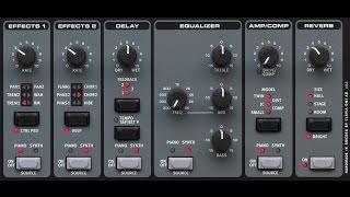 Nord Piano 3 - FX Sections simplified