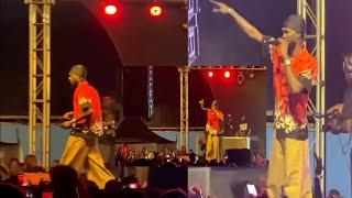 Black Sherif gets àngry on stage in Berekum after a fan disrespected him