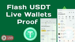 Flash USDT Live Proof || 2024 Full Video || #flashusdt #usdt # crypto