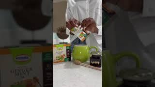 Preparing Kendel Instant Ginger Teas 1