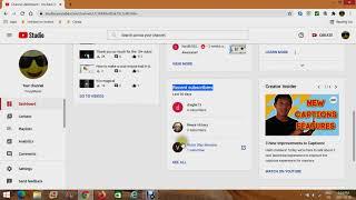 How to view your subscribers in Youtube!