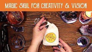 Magic Sigil: My Creativity and Vision is Inspired - Magical Crafting Monthly Community Sigil