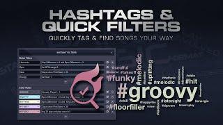 Quick Filters, Color Rules & Hashtags - Quickly find tracks your way!