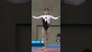 Oksana Chusovitina has completed at every Olympic |  #viral #olympic #gymnast #oksana #uzbekistan