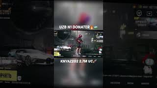 UZB N1 DONATER??? #pubgmobile #knyaz202 #knyaz #shorts