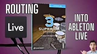 Routing Superior Drummer 3 in Ableton Live