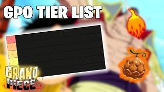 [GPO] The Only Correct Devil Fruit Tier List for Grand Piece Online
