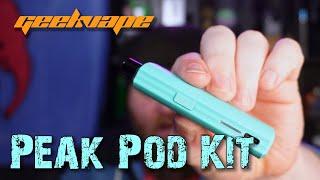 The GeekVape Peak Pod Tickled Me Tiffany Blue