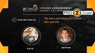 ZCON3: Пользовательский интерфейс будущего кошелька от ECC