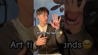 Art tip to fix your trash hands🫳 #art #drawing #arttips #arttutorial