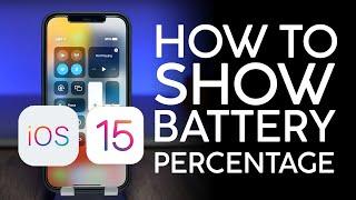 How to See Battery Percentage on iPhone or iPad on iOS 15