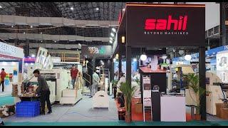 Fully automatic Paper bag making machine with twisted rope handle | SAHIL - BEYOND MACHINES