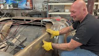 1938 Kustom Cadillac: Ian Roussel Part 25 Door Tops Are Done 