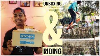 UNBOXING MY NEW HELMET | RIDING | BMX - Raaz Stunts