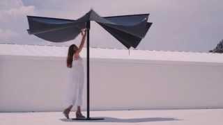 OM sunshade by CALMA. Design: Andreu Carulla | Red Dot award 2015: Best of the Best