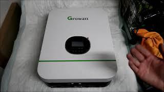 HadesOmega Moto Solar Garage Project Episode 2: Growatt 24V 3000W All in One Inverter Show and Tell