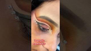Dramatic eyemakeup practice #fullcutcrease #dramaticeyemakeup #shorts #viralvideo #trending #makeup