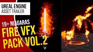 UE5 l Fire VFX Pack with 19 stunning effects l Unreal Engine 5 (Trailer)