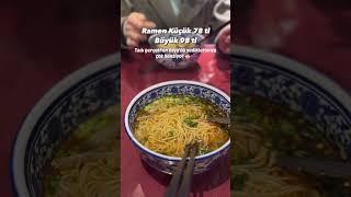 78 TL’ye RAMEN Burası Fatih’te orjinal bir UYGUR Mutfağı #ramen #kroren #asya #yemek #sokaklezzeti