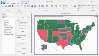 DevExpress Dashboards: Choropleth Maps